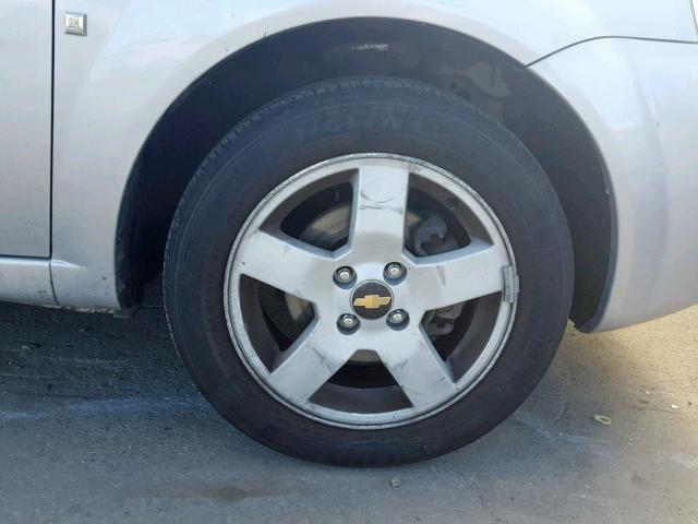 KL1TD66607B724843 - 2007 CHEVROLET AVEO BASE Күміс фото 9