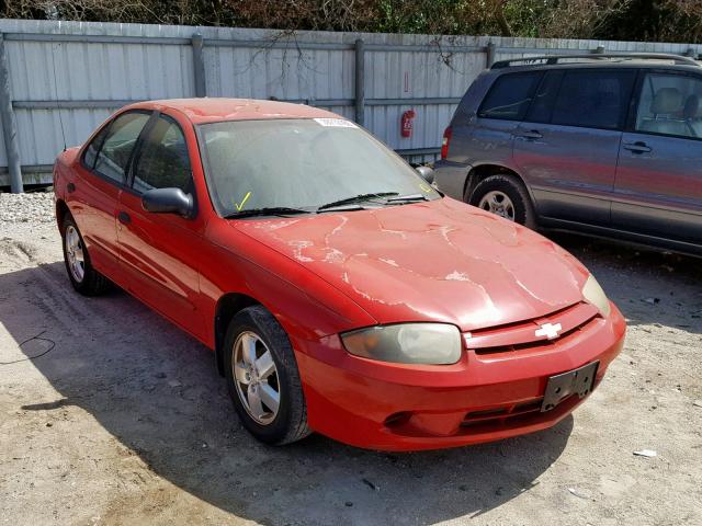 1G1JF52F747250682 - 2004 CHEVROLET CAVALIER L RED photo 1