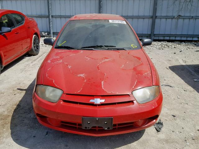 1G1JF52F747250682 - 2004 CHEVROLET CAVALIER L RED photo 10