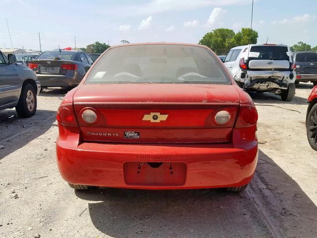 1G1JF52F747250682 - 2004 CHEVROLET CAVALIER L RED photo 9