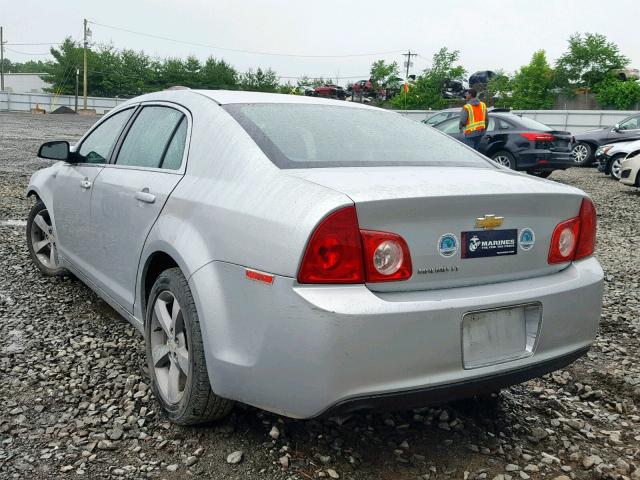 1G1ZC5E14BF392504 - 2011 CHEVROLET MALIBU 1LT SILVER photo 3