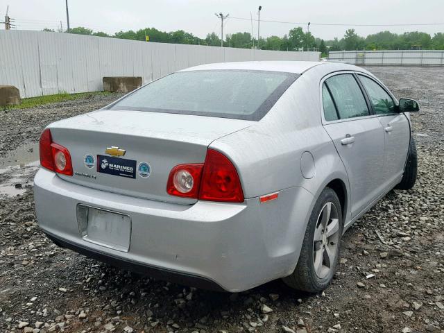 1G1ZC5E14BF392504 - 2011 CHEVROLET MALIBU 1LT SILVER photo 4