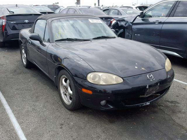 JM1NB353910217407 - 2001 MAZDA MX-5 MIATA BLACK photo 1