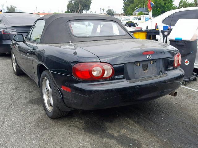 JM1NB353910217407 - 2001 MAZDA MX-5 MIATA BLACK photo 3