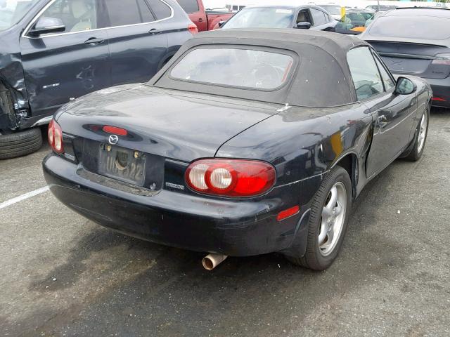 JM1NB353910217407 - 2001 MAZDA MX-5 MIATA BLACK photo 4