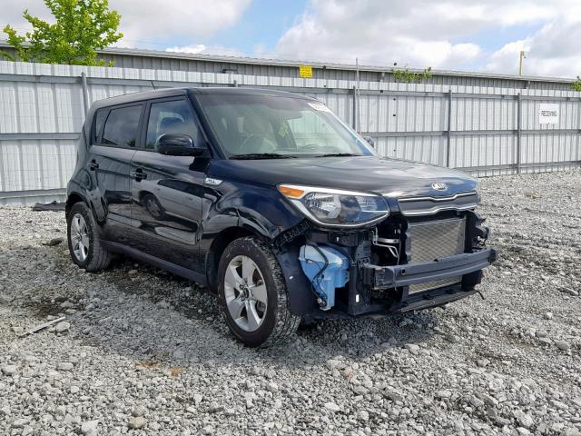 KNDJN2A22J7551833 - 2018 KIA SOUL BLACK photo 1