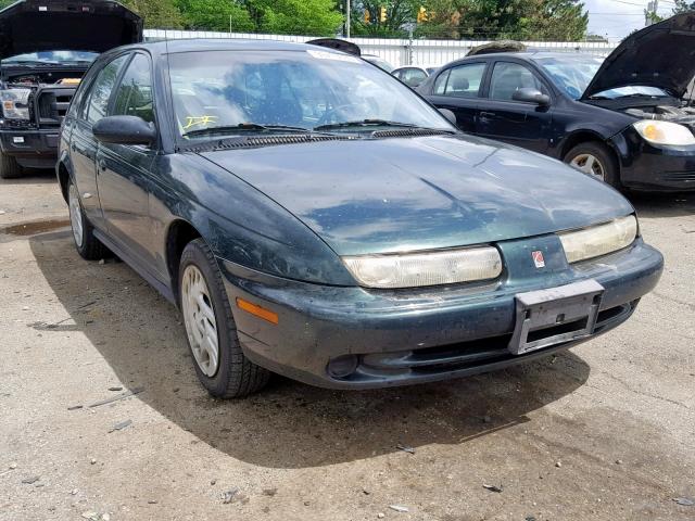 1G8ZJ8271WZ176292 - 1998 SATURN SW2 GREEN photo 1