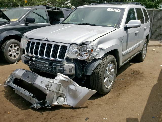 1J8HR58P29C506926 - 2009 JEEP GRAND CHER SILVER photo 2