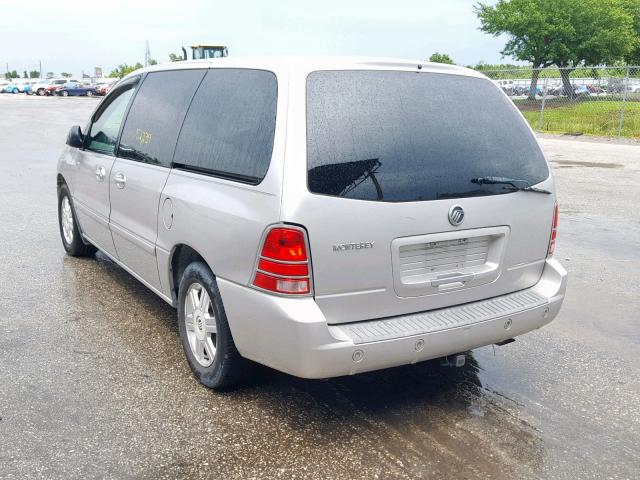 2MRZA20254BJ12795 - 2004 MERCURY MONTEREY SILVER photo 3