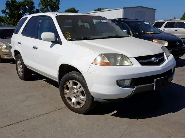 2HNYD18262H546510 - 2002 ACURA MDX WHITE photo 1