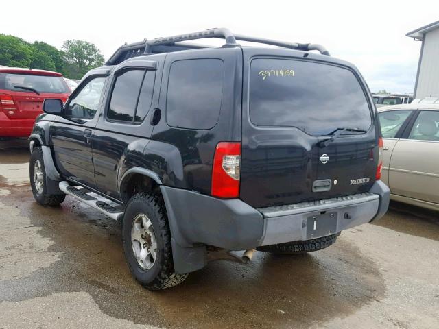 5N1ED28Y41C574998 - 2001 NISSAN XTERRA XE BLACK photo 3