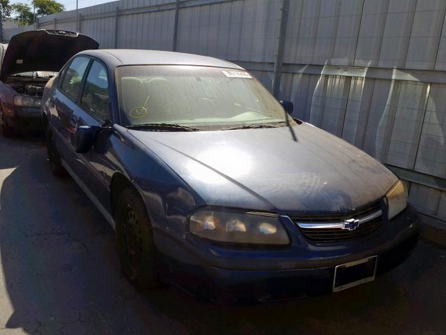 2G1WF52E639309487 - 2003 CHEVROLET IMPALA BLUE photo 1