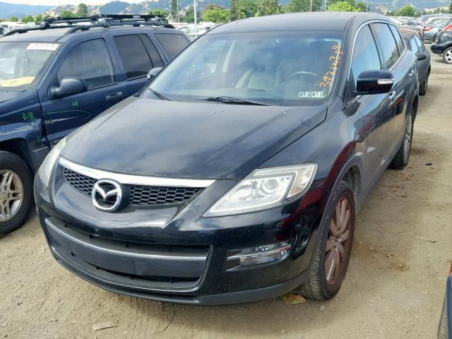 JM3TB38V590176233 - 2009 MAZDA CX-9 BLACK photo 2