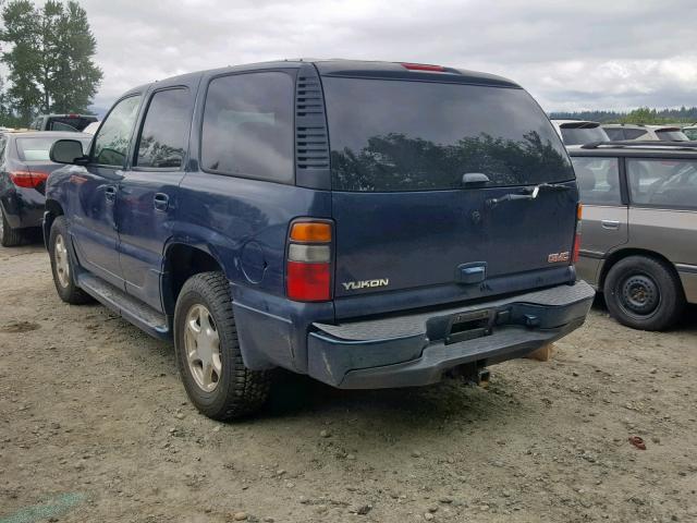 1GKEK63U96J143926 - 2006 GMC YUKON DENA BLUE photo 3