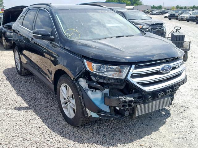 2FMPK3J94JBC00401 - 2018 FORD EDGE SEL BLACK photo 1