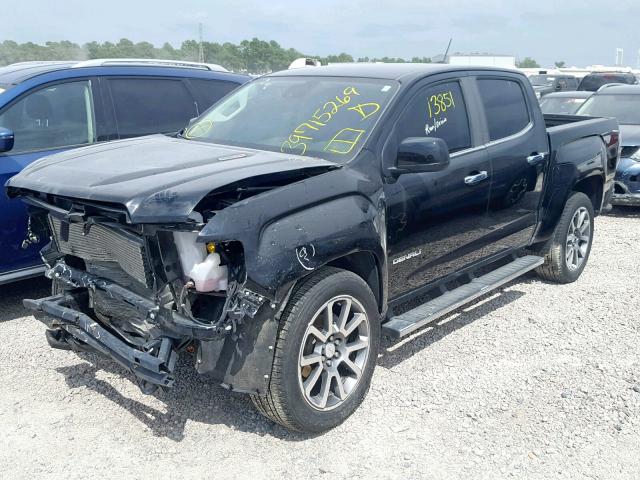 1GTP6EE14J1165928 - 2018 GMC CANYON DEN BLACK photo 2