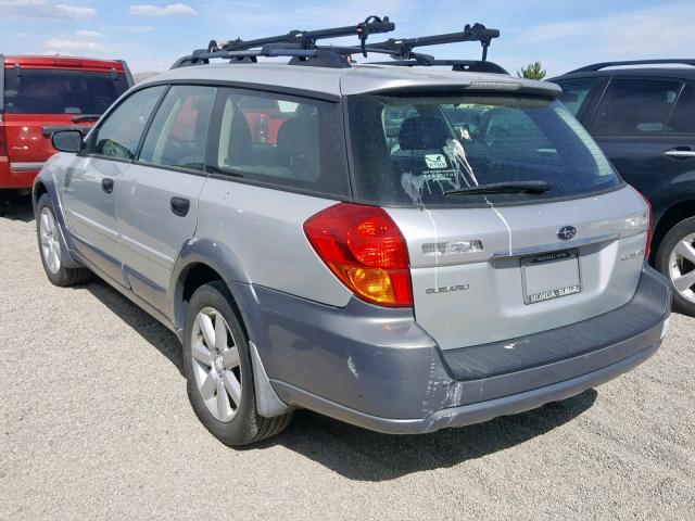 4S4BP61C066348088 - 2006 SUBARU LEGACY OUT SILVER photo 3