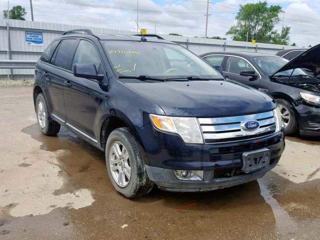 2FMDK38C18BA18315 - 2008 FORD EDGE SEL BLACK photo 1