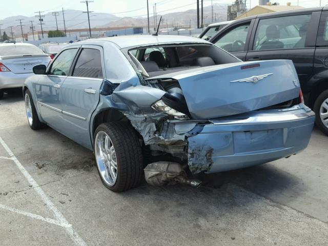 2C3LA63H48H179198 - 2008 CHRYSLER 300C BLUE photo 3