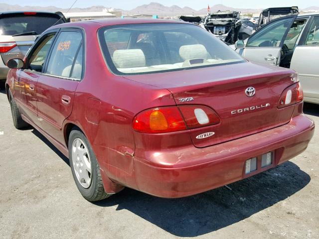 2T1BR18E6XC255868 - 1999 TOYOTA COROLLA VE RED photo 3