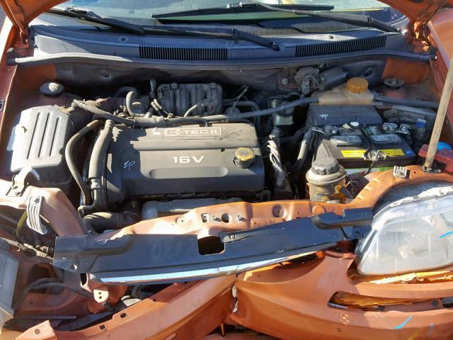 KL1TD566X6B676034 - 2006 CHEVROLET AVEO BASE Narıncı foto 7