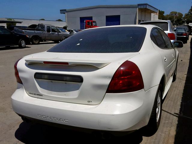 2G2WS522051177549 - 2005 PONTIAC GRAND PRIX WHITE photo 4