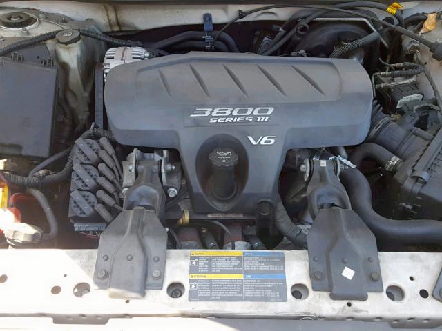 2G2WS522051177549 - 2005 PONTIAC GRAND PRIX WHITE photo 7