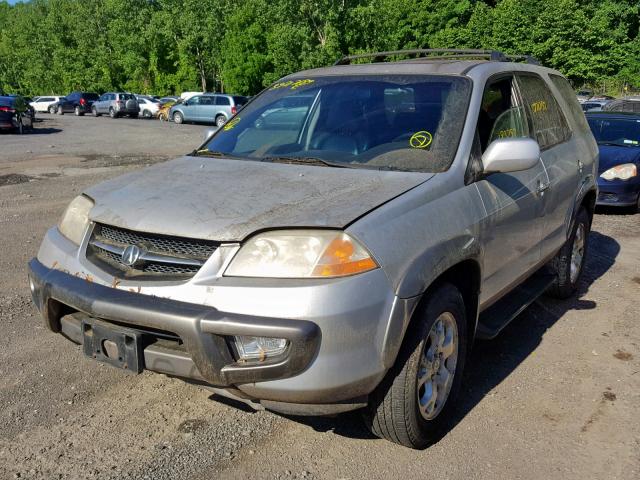 2HNYD186X1H538542 - 2001 ACURA MDX TOURIN GRAY photo 2