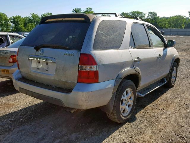 2HNYD186X1H538542 - 2001 ACURA MDX TOURIN GRAY photo 4