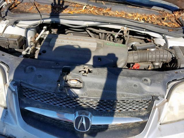 2HNYD186X1H538542 - 2001 ACURA MDX TOURIN GRAY photo 7