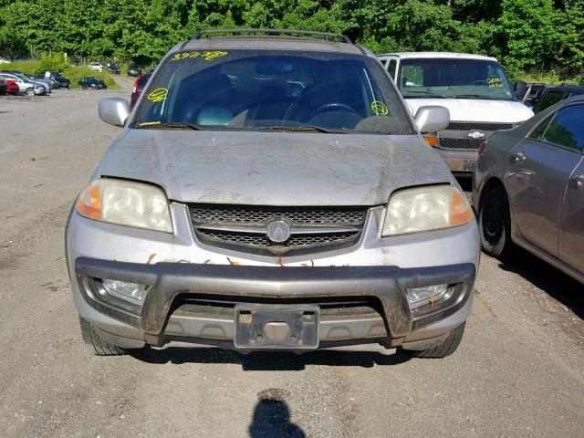 2HNYD186X1H538542 - 2001 ACURA MDX TOURIN GRAY photo 9