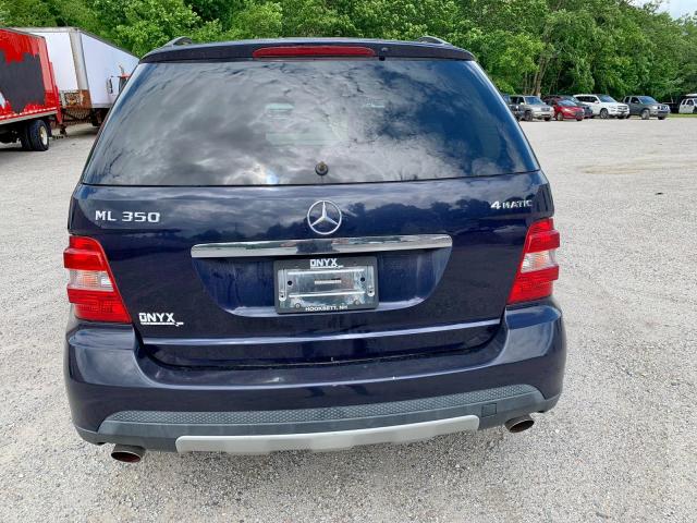 4JGBB86E37A200102 - 2007 MERCEDES-BENZ ML 350 BLUE photo 6