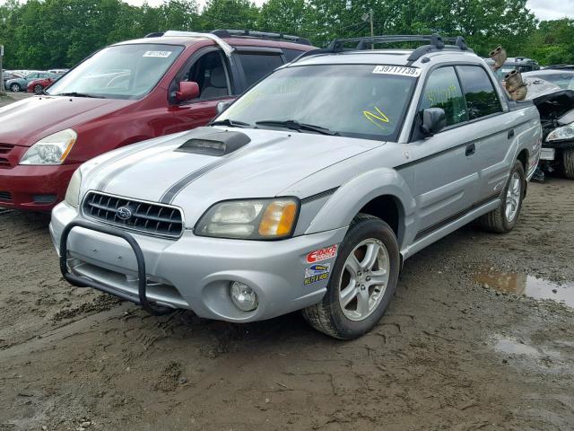 4S4BT62C157103383 - 2005 SUBARU BAJA SPORT GRAY photo 2