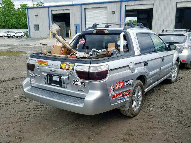 4S4BT62C157103383 - 2005 SUBARU BAJA SPORT GRAY photo 4