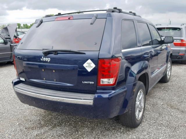 1J4HS58N65C590974 - 2005 JEEP GRAND CHER BLUE photo 4