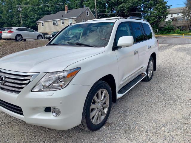 JTJHY00W194028909 - 2009 LEXUS LX 570 WHITE photo 2