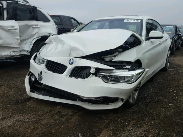 WBA4F7C5XHG787331 - 2017 BMW 430I GRAN WHITE photo 2