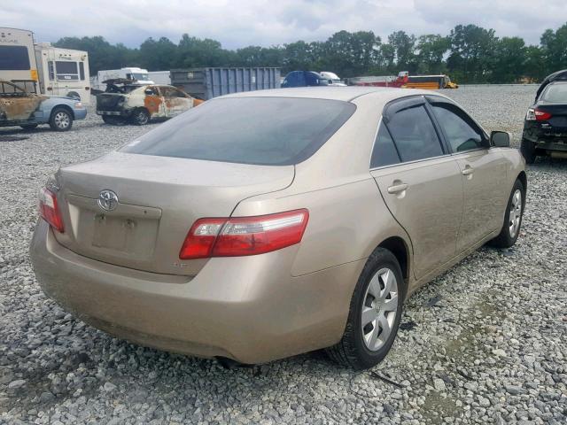 4T1BE46K97U096476 - 2007 TOYOTA CAMRY NEW BEIGE photo 4