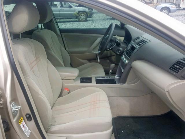 4T1BE46K97U096476 - 2007 TOYOTA CAMRY NEW BEIGE photo 5