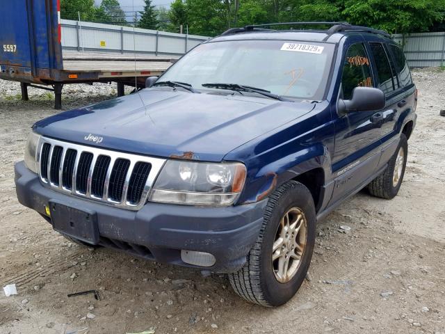 1J4GW48S53C526602 - 2003 JEEP GRAND CHER BLUE photo 2