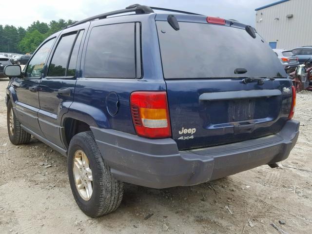 1J4GW48S53C526602 - 2003 JEEP GRAND CHER BLUE photo 3