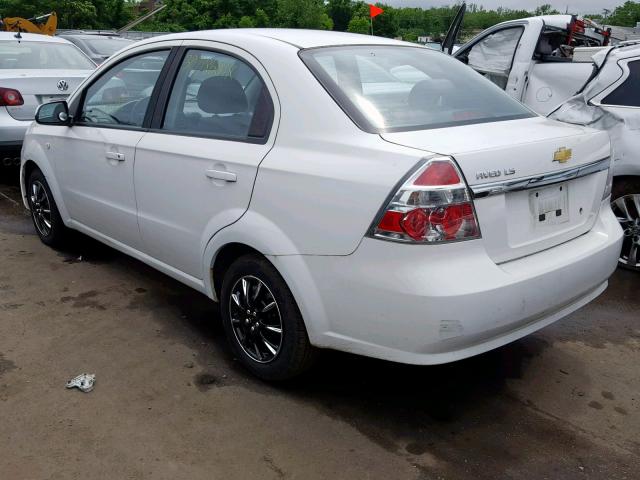 KL1TD56627B077095 - 2007 CHEVROLET AVEO BASE Ağ foto 3