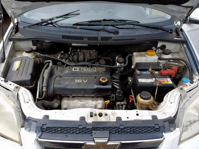 KL1TD56627B077095 - 2007 CHEVROLET AVEO BASE Ağ foto 7