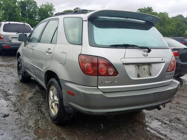 JT6HF10U3Y0154196 - 2000 LEXUS RX 300 SILVER photo 3