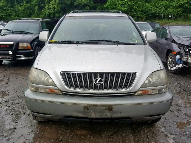 JT6HF10U3Y0154196 - 2000 LEXUS RX 300 SILVER photo 9