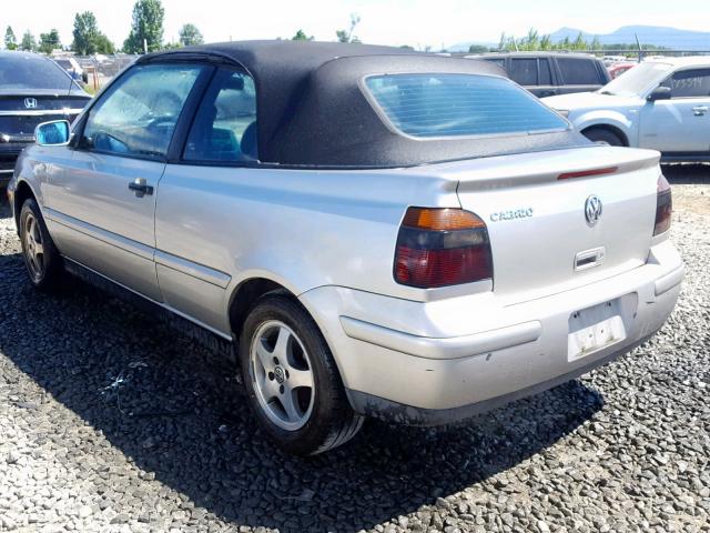 3VWDC21V5YM808879 - 2000 VOLKSWAGEN CABRIO GLS SILVER photo 3