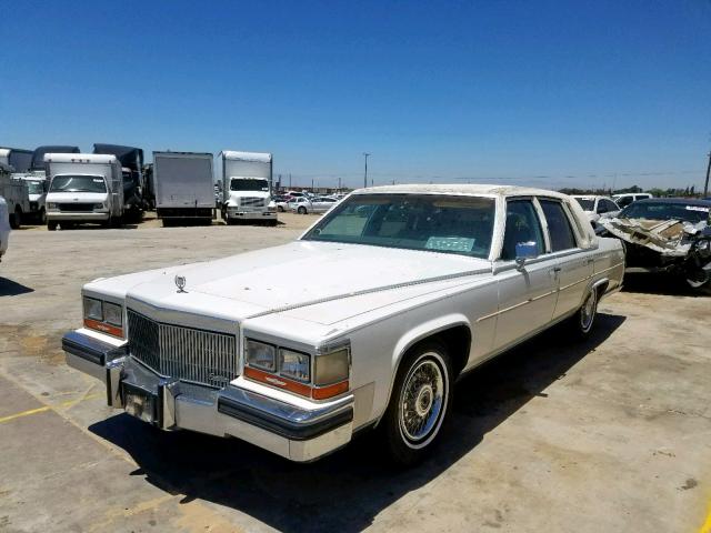 1G6DW51Y3KR710271 - 1989 CADILLAC BROUGHAM WHITE photo 2