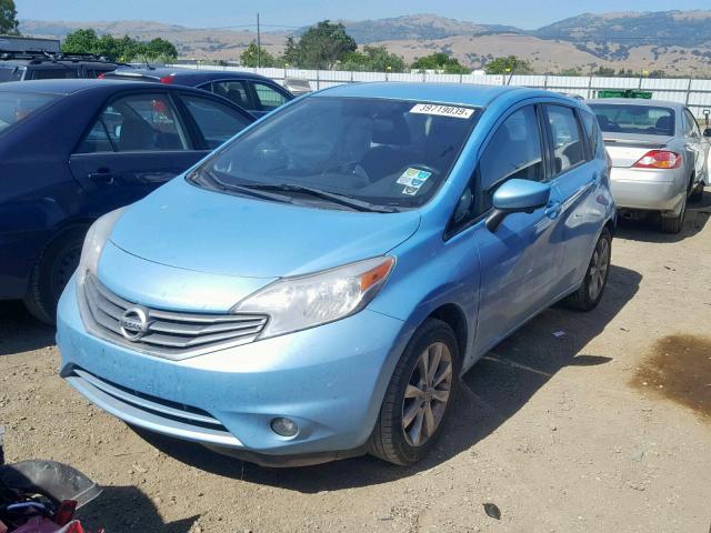 3N1CE2CP7FL412272 - 2015 NISSAN VERSA NOTE BLUE photo 2