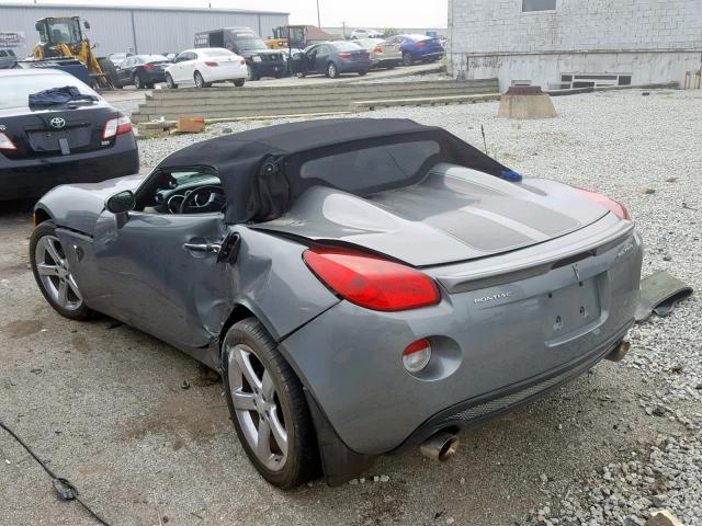 1G2MB35B36Y113690 - 2006 PONTIAC SOLSTICE GRAY photo 3