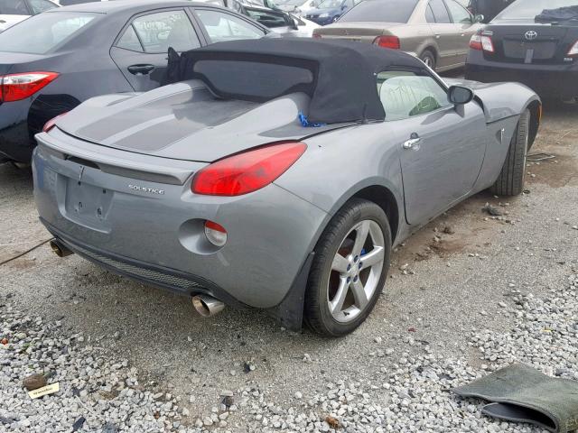 1G2MB35B36Y113690 - 2006 PONTIAC SOLSTICE GRAY photo 4